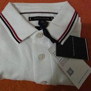 Tommy Hilfiger White Polo Shirt for Men
